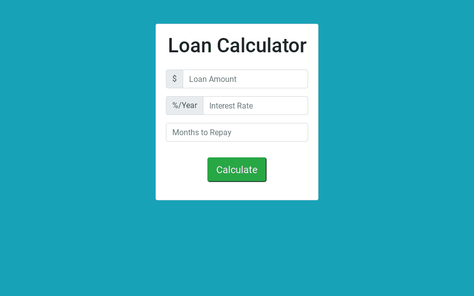 Loan Caculator